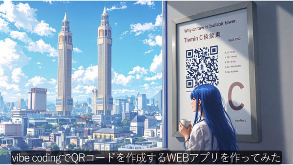 vibe codingでQRコードを作成するWEBアプリを作ってみた