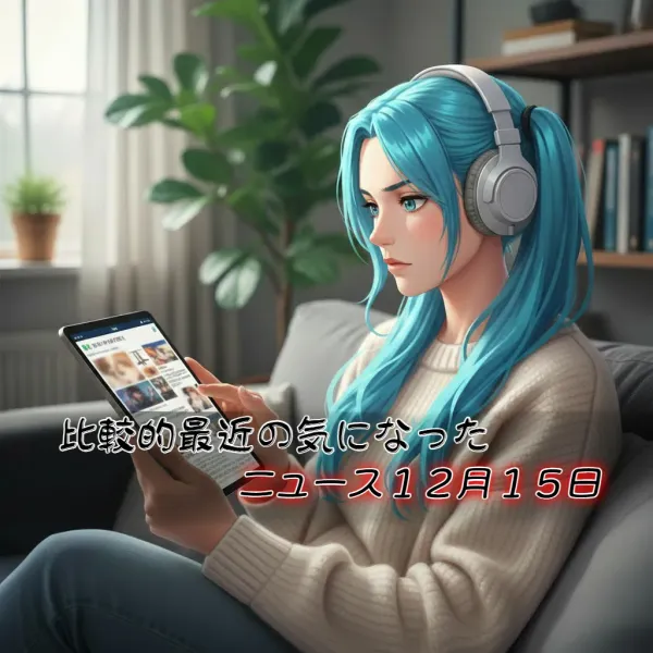 比較的最近の気になったニュース１２月１５日